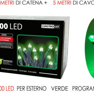 LIGHTS 300 LED GREEN 292126