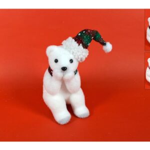 SEATED BEAR 21CMS W/SCOTTISH CAP 714818