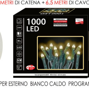 1000 LED LIGHTS WARM WHITE 016456