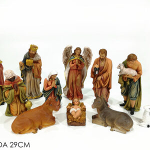 NATIVITY SET 11 PIECES 29CMS 837556