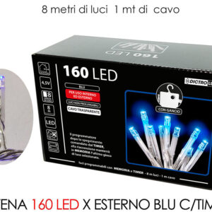BATTERY LIGHTS 160 BLUE 884222