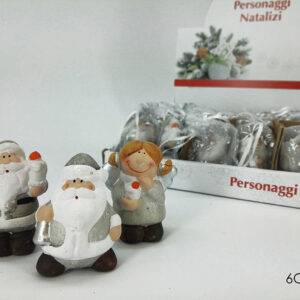 XMAS FATHER IN BAG SILVER 049478