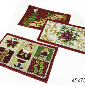 XMAS CARPET 45 X 75 3 ASS 059668