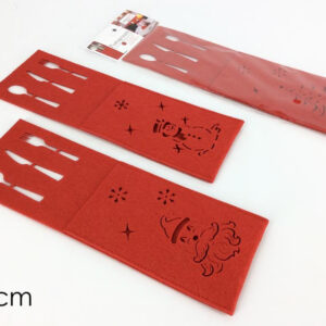 CHRISTMAS CUTLERY HOLDER 063184
