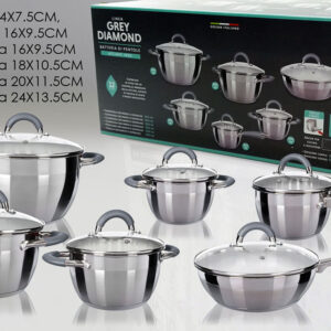 INDUCTION 12 PIECE S/S POT SET 845520