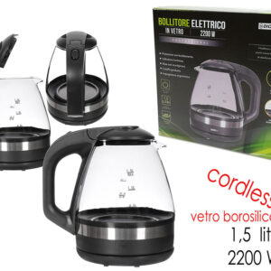 GT GLASS ELECTRIC JUG 121365