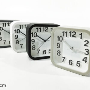 SQUARE ALARM CLOCK 4 ASS 900717