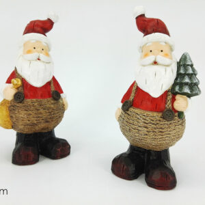STANDING XMAS FATHER W/BRUSH 130541