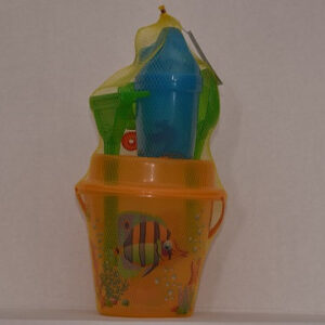 BEACH BUCKET FISH DECORATION 213334