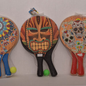 WOODEN BEACH RACKETS 517627