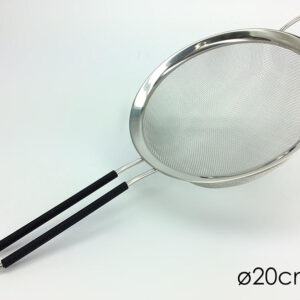 COLANDER W/HANDLE BLK. 20CMS 115944