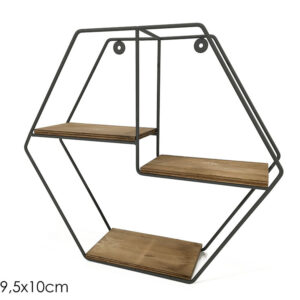 WOODEN METAL SHELF 169770