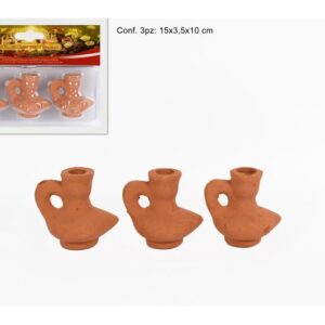 TERRACOTTA POTS 3 PIECES 040849