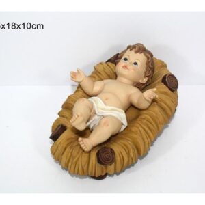 BABY JESUS IN MANGER 18CMS 219443