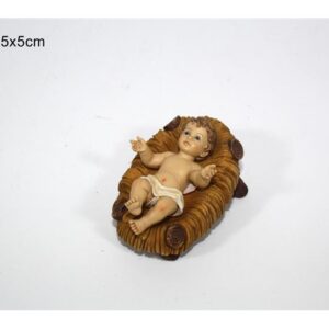 BABY JESUS IN MANGER 7.5CMS 219467