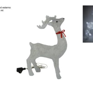 ACRYLIC REINDEER 58CMS 56 LED 379574