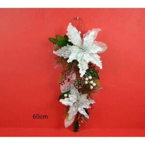 PONSIETTA STICK 2 FLOWERS 60CMS 402302