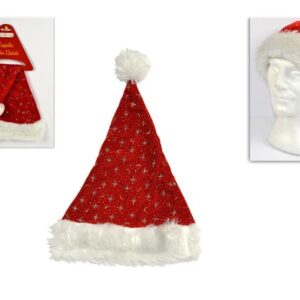 XMAS FATHER CAP W/GLITTER 598555