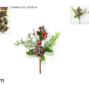 XMAS DEC. STICK PINE WITH BERRIES 631955