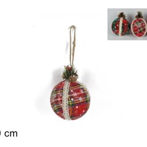 XMAS TREE BALLS SCOTTISH 10CMS 655005