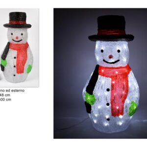 ACRYLIC SNOWMAN 70 LED 667336