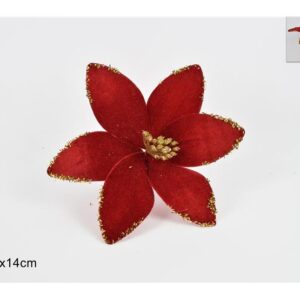 PONSIETTA VELVET 23CMS RED 888137