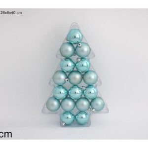 XMAS TREE BALL TIFFANNY 6CMS 8.50