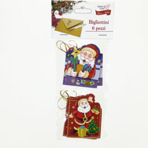 SET SIX GIFT TAGS 2 ASS 118990