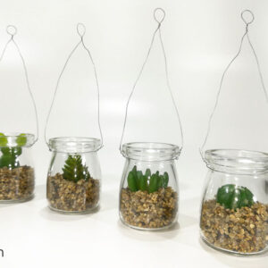 HANGING PLANT IN JAR 7 CMS 4ASS 172671