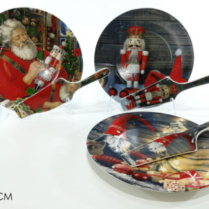 XMAS PLATE W/’SPATOLA 27CMS 265236