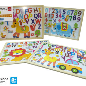 MAGNETIC WOODEN BOARD 4 ASS 300630