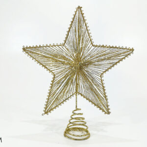 XMAS TOP STAR 30CMS GOLD 336127