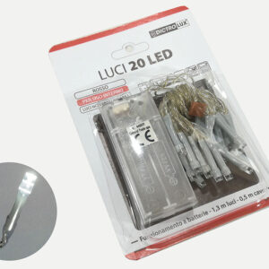 BATTERY LED LIGHTS 20 RED 561147