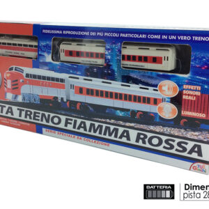 TRAIN WITH RED FLAME 880064