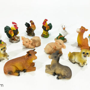 ASSORTED CRIB ANIMALS 7.5CMS 907570