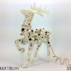 REINDEER WITH PINE CONE 35 LED LIGHTS 968434