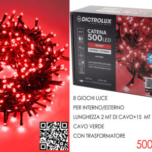 LED 500 LIGHT RED 016265