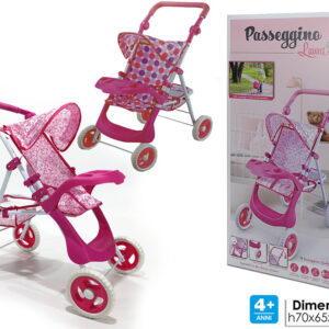 LAURA DOLL PUSHCHAIR 2 ASS 207656