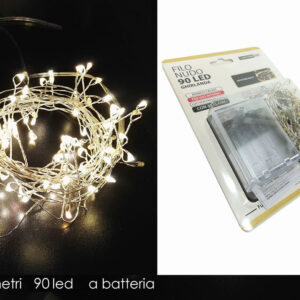 BATT LED WIRE 90 LED 30 FLASHING WARM WHITE 246051