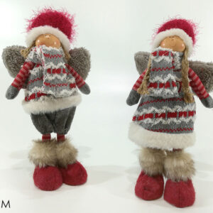 STANDING ANGEL 30MS GREY W/RED 242237
