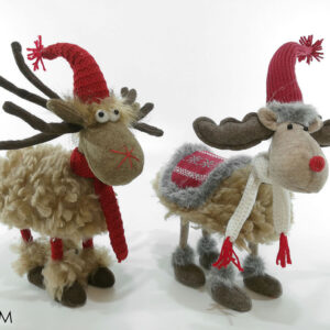 REINDEER WITH MOVEMENT 40CMS 2 ASS 240691