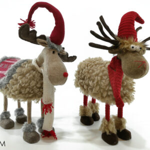 REINDEER W/MOVEMENT 60CMS 2 ASS 241490