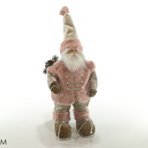 XMAS FATHER WITH GIFT PINK 54CMS 245153