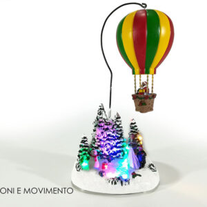 XMAS VILLAGE WITH HOT AIR BALOON 260026