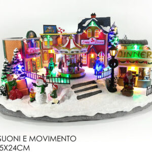 CHRISTMAS VILLAGE WITH HORSES 268404