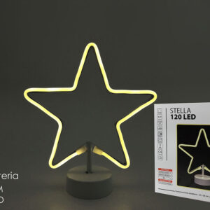 NEON STAR WARM WHITE 120LED BATT. 088019