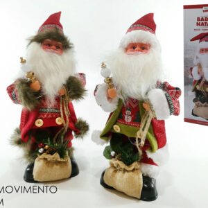 XMAS FATHER WITH SACK BATT. 340315