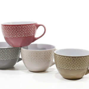 MUGS ROMBI STYLE 55CL 4 ASS 254599