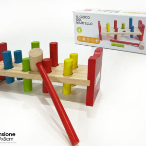 WOODEN TOY WITH HAMMER 052768