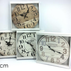 WALL CLOCK 34CMS 4 ASS 006396